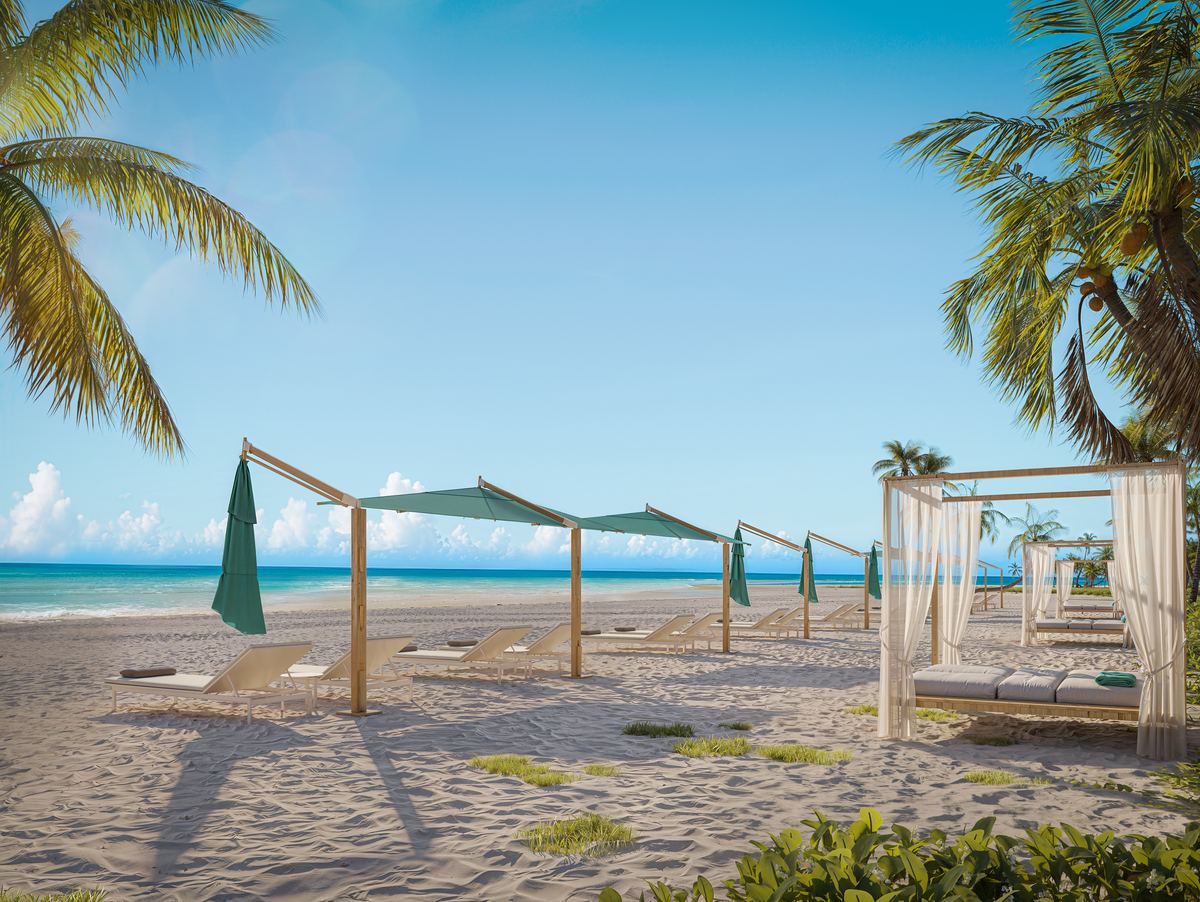 Private beach club
