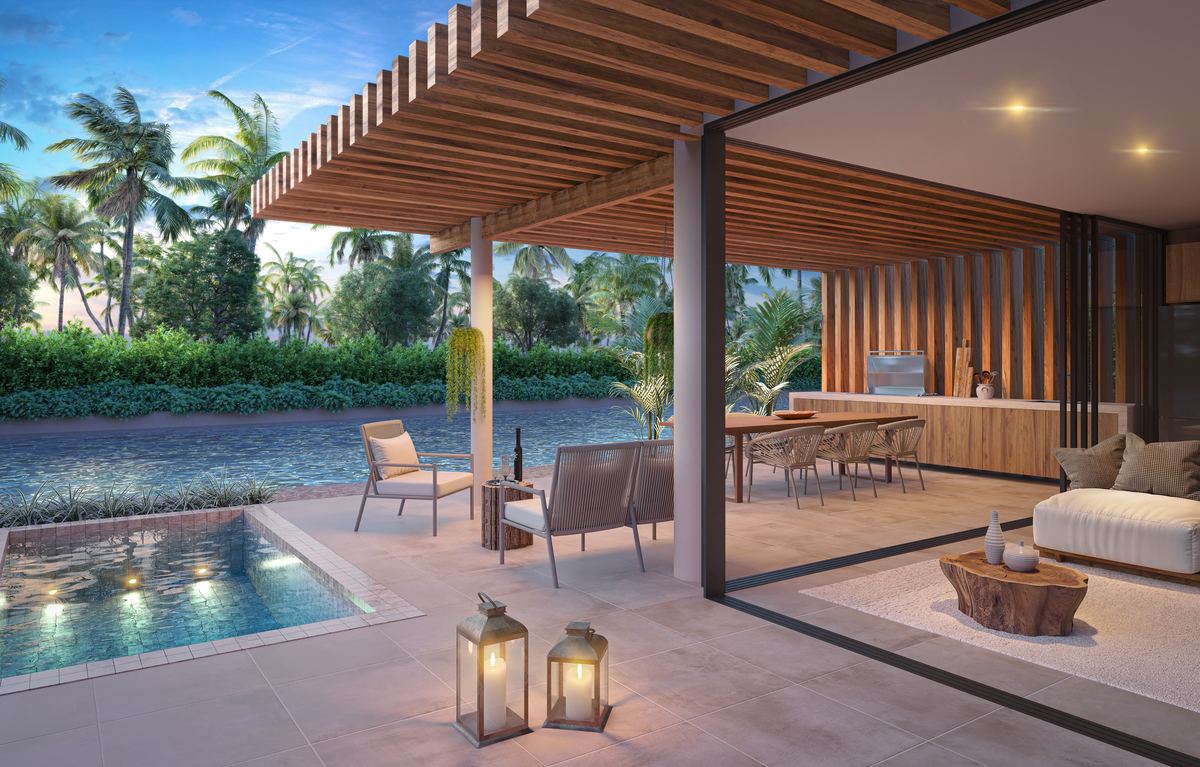 Beach Loft veranda pool